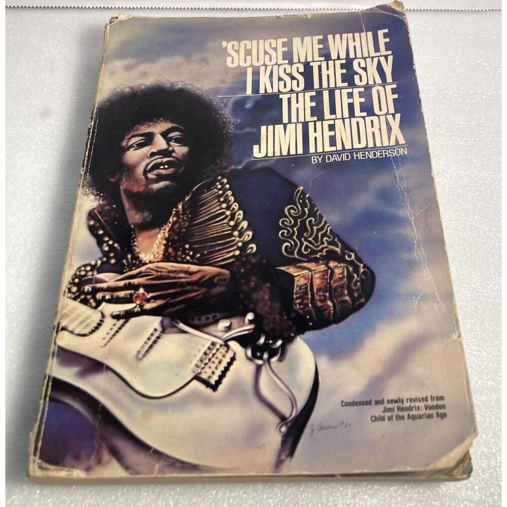 Book ' SCUSE ME WHILE I KISS THE SKY. THE LIFE OF JIMI HENDRIX. 1981